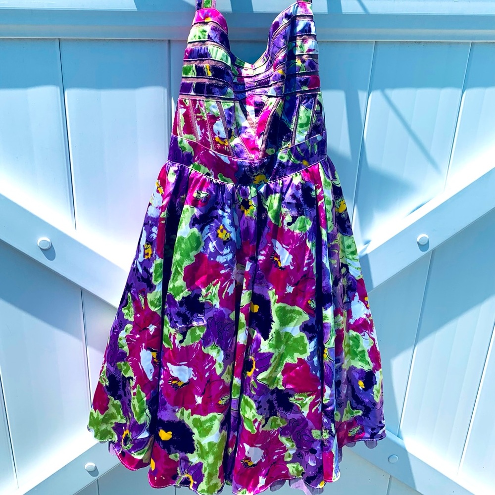 Purple Floral Dress